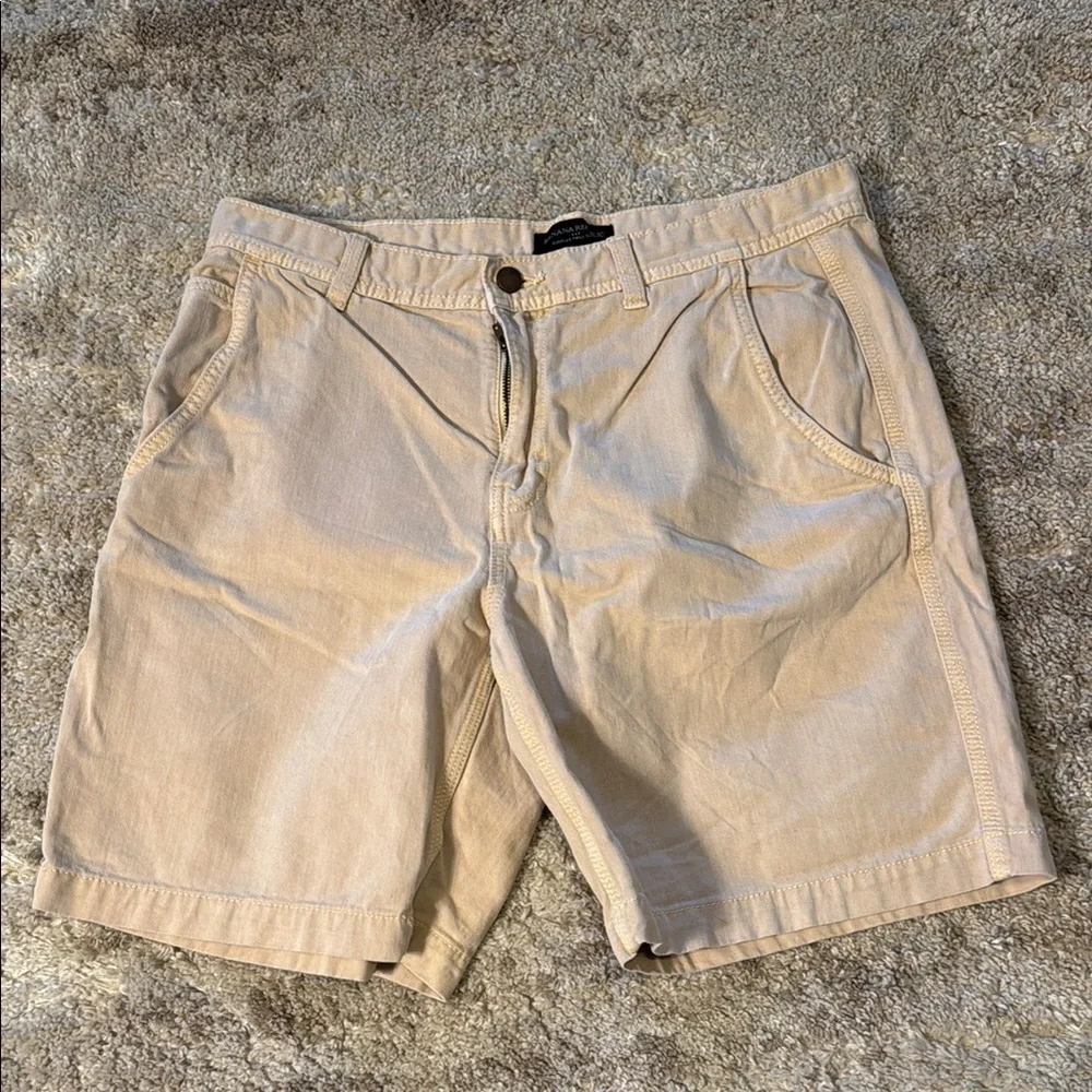 🍍Banana Republic surplus twill shorts🍍SZ 34🍍waist 16”🍍8” inseam🍍